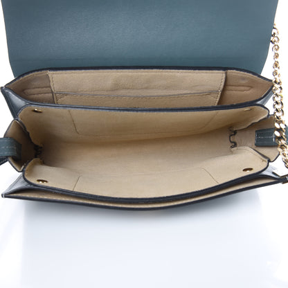 Chloe Suede Calfskin Small Faye Shoulder Bag Cloudy Blue 5 of 16