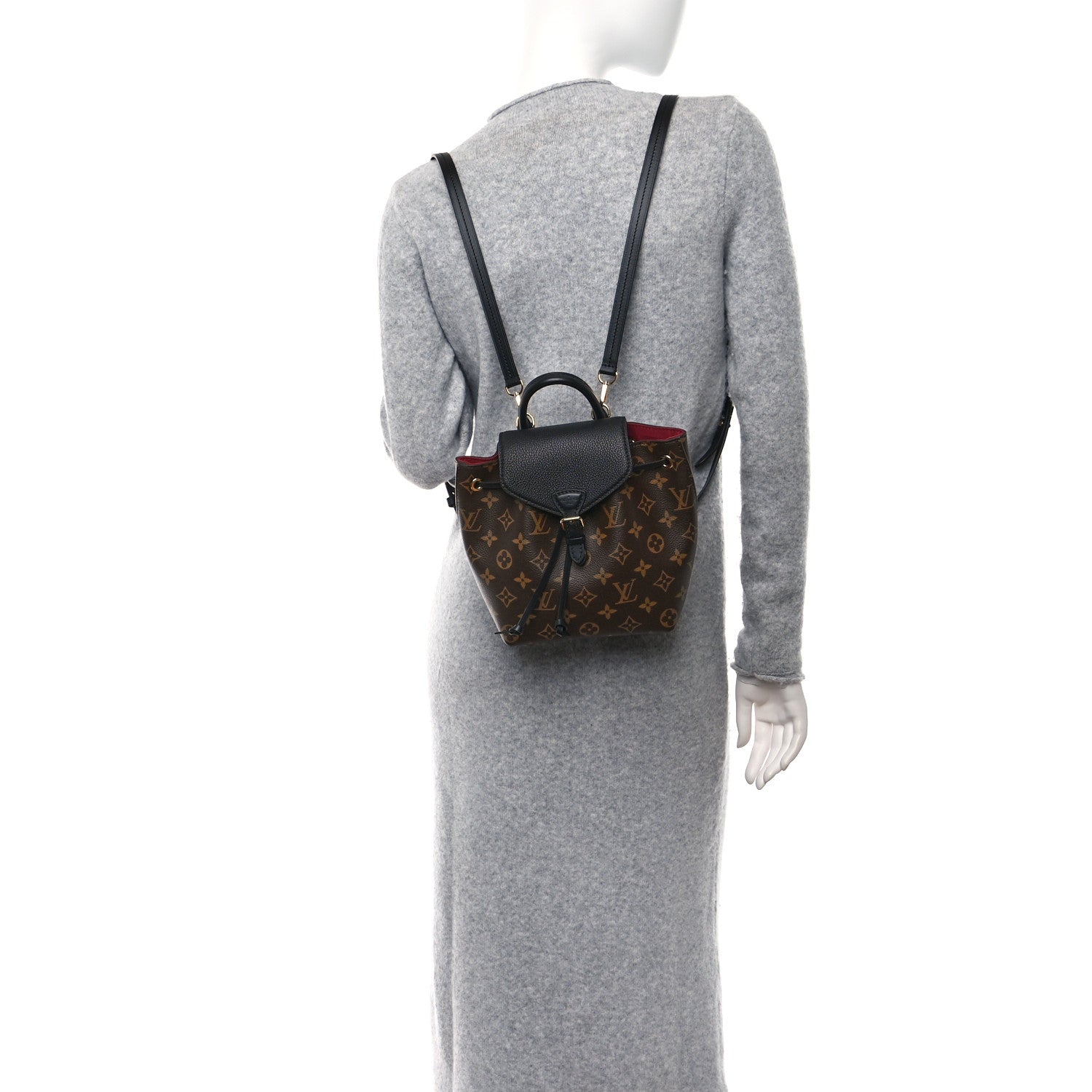 Louis Vuitton Monogram BB Montsouris NM Backpack Black 2 of 9