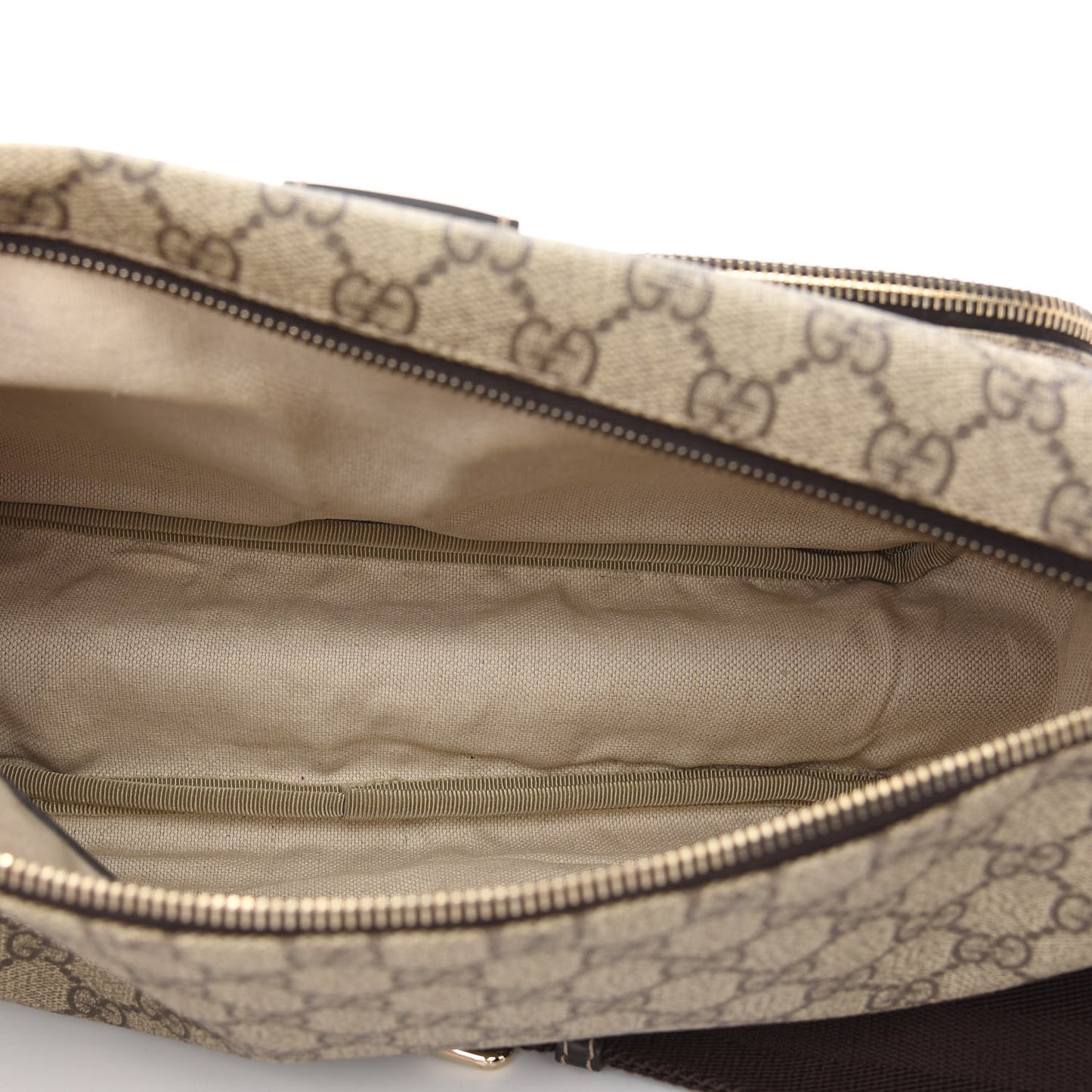 GG Plus Monogram Front Pocket Messenger Dark Brown