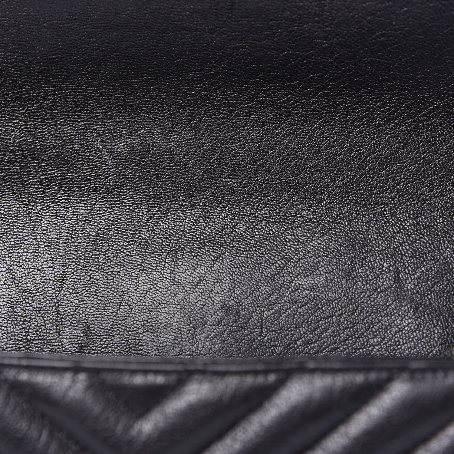 Saint Laurent Sheepskin Matelasse Chevron Monogram Medium College Bag Black 8 of 12
