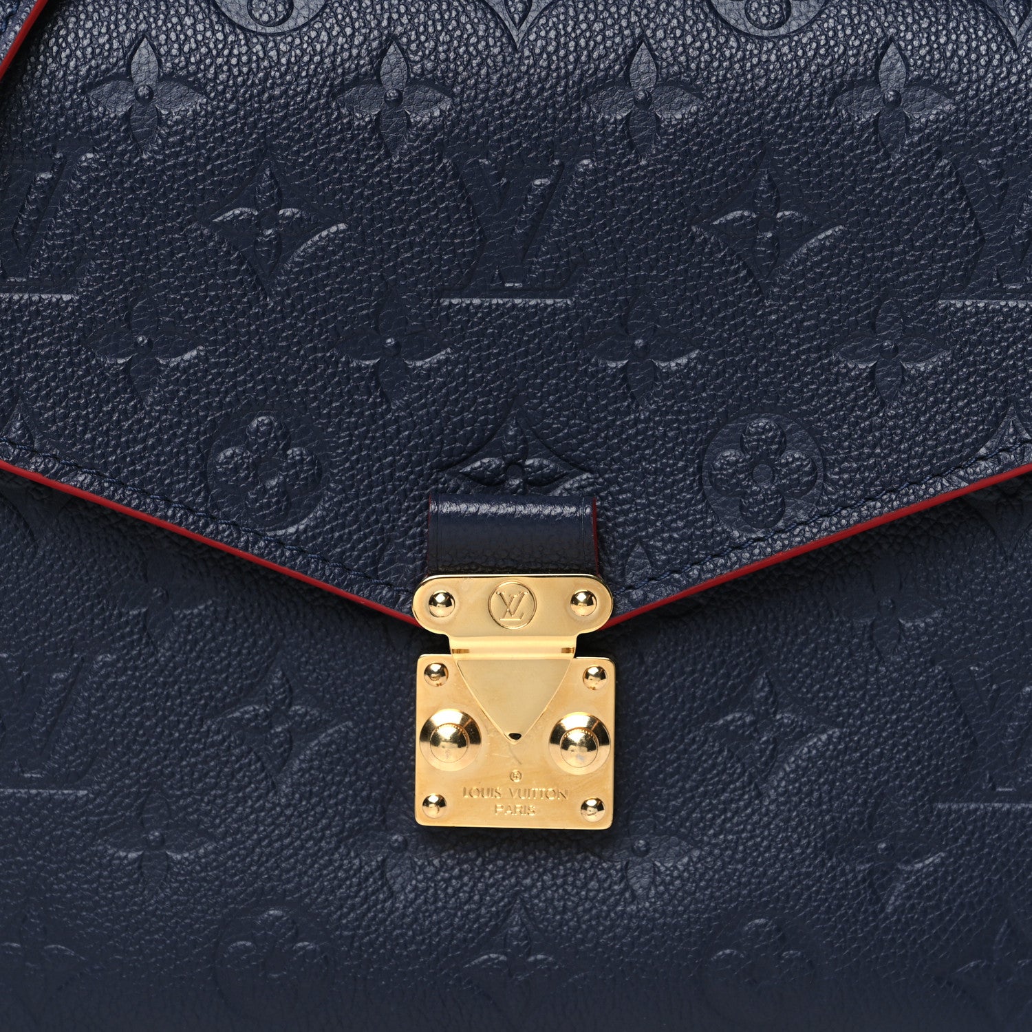 Louis Vuitton Empreinte Pochette Metis Marine Rouge 7 of 10