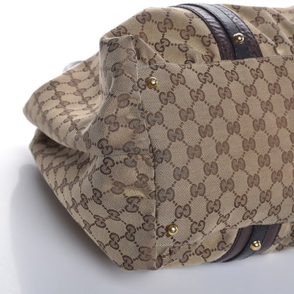 Gucci Monogram Medium Interlocking Icon Tote Dark Brown 8 of 14