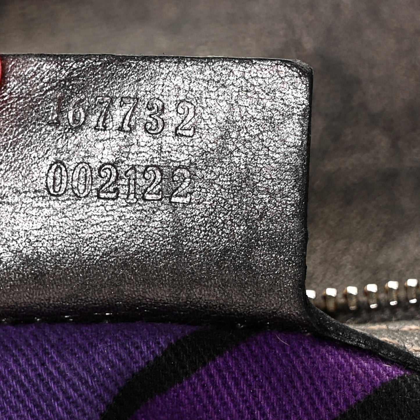 Guccissima Britt Tassel Shoulder Bag Gunmetal