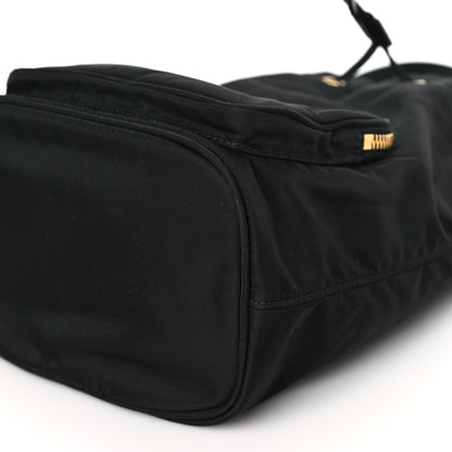 Prada Re-Nylon Saffiano Duet Bucket Crossbody Bag Black 10 of 10