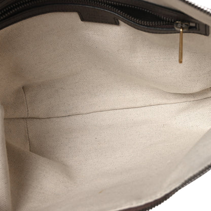 Gucci GG Supreme Monogram Web Small Ophidia Half Moon Hobo Brown 5 of 10