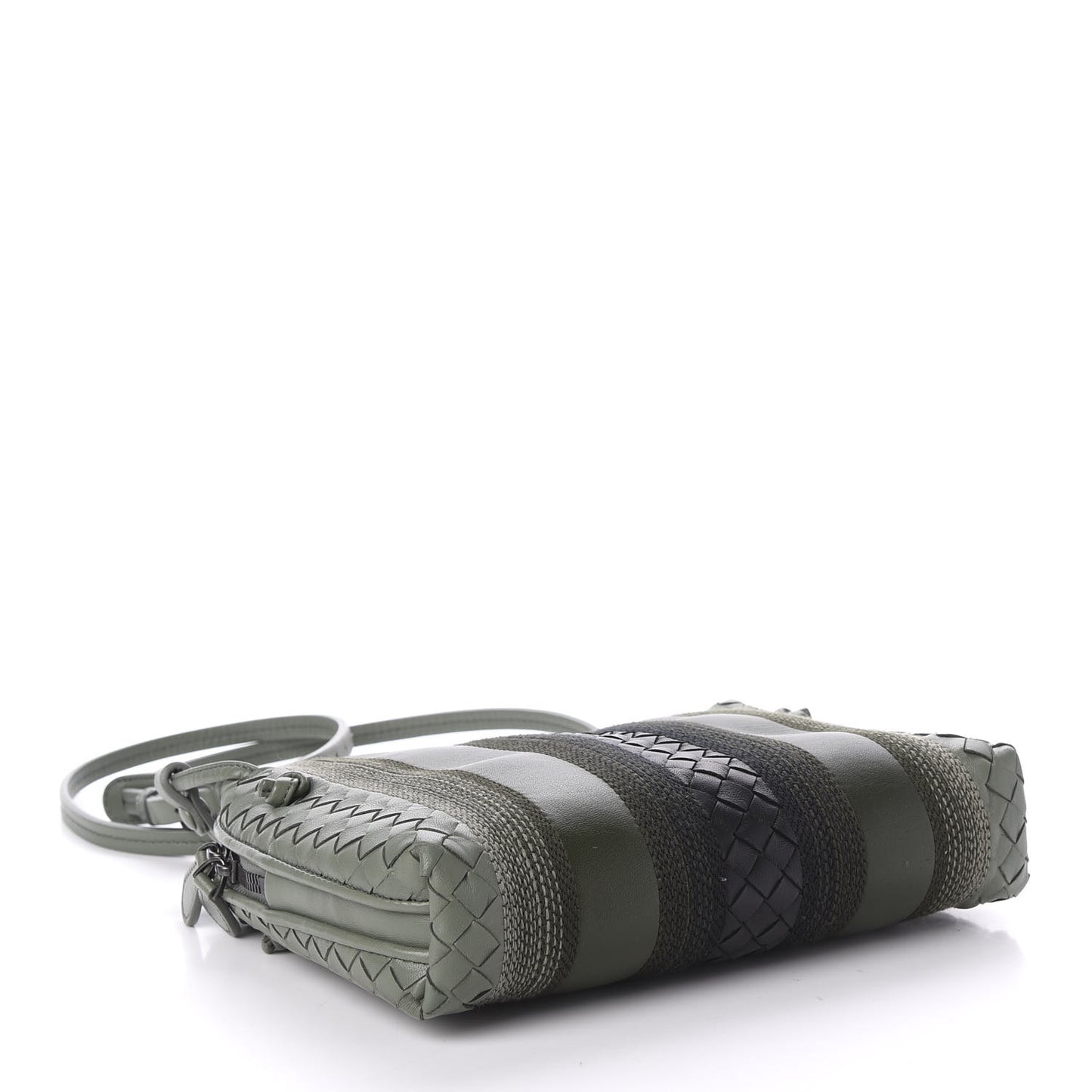 Nappa Intrecciato Embroidered Nodini Crossbody Messenger