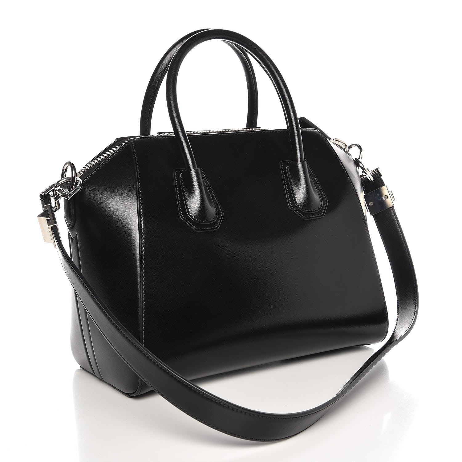 Givenchy Shiny Lord Calfskin Small Antigona Black 4 of 8