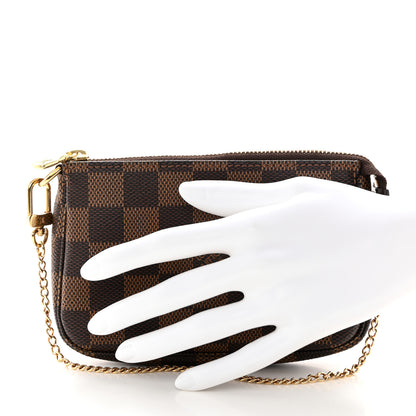 Louis Vuitton Damier Ebene Mini Pochette Accessories 2 of 9