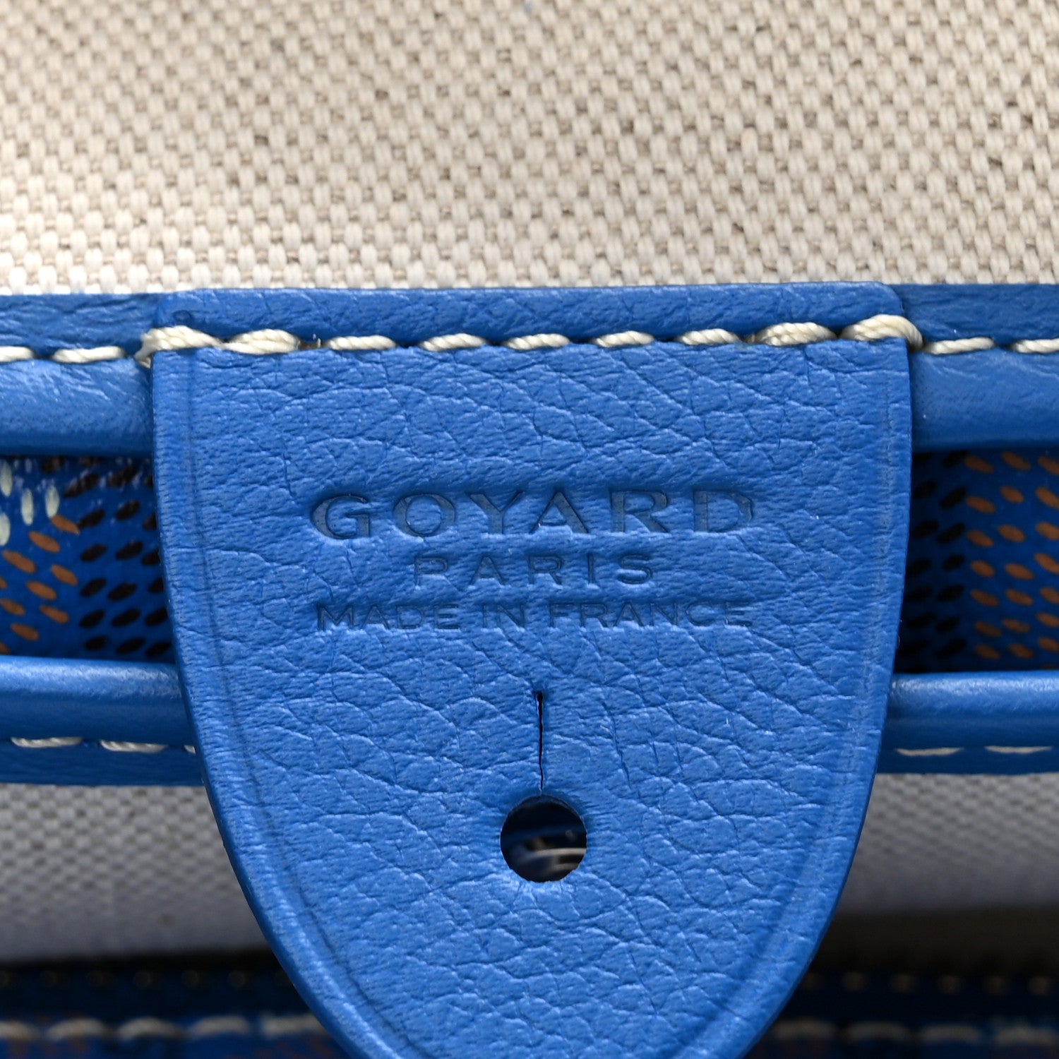 Goyard Goyardine Artois  MM Blue 6 of 10