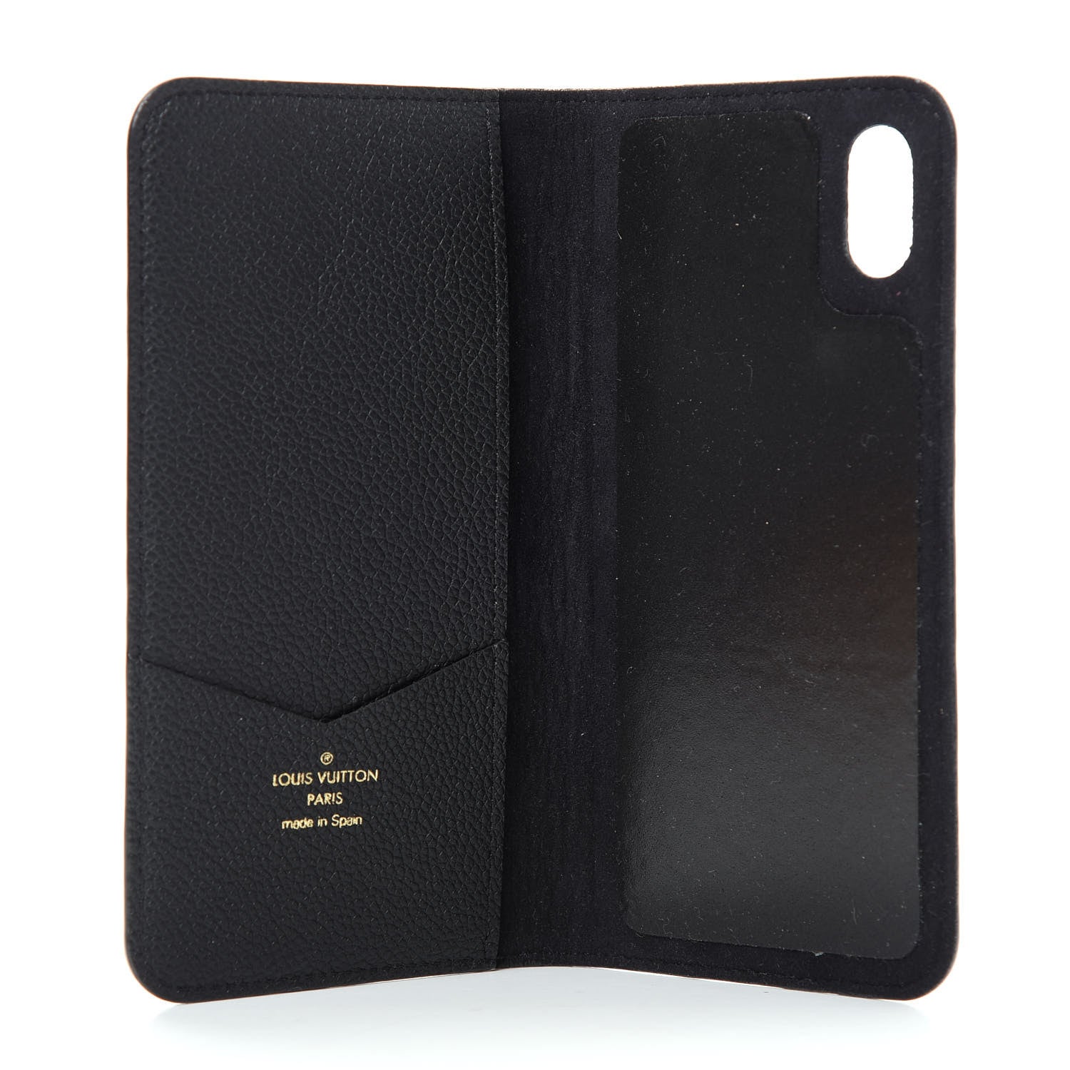Louis Vuitton Empreinte iPhone XS Max Folio Case Black 5 of 8