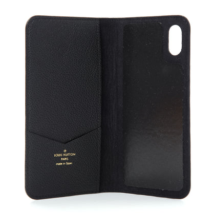 Louis Vuitton Empreinte iPhone XS Max Folio Case Black 5 of 8