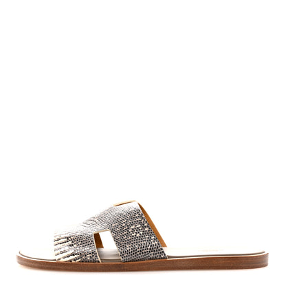 Hermes Lizard Mens Izmir Sandals 44 Ombre 1 of 9