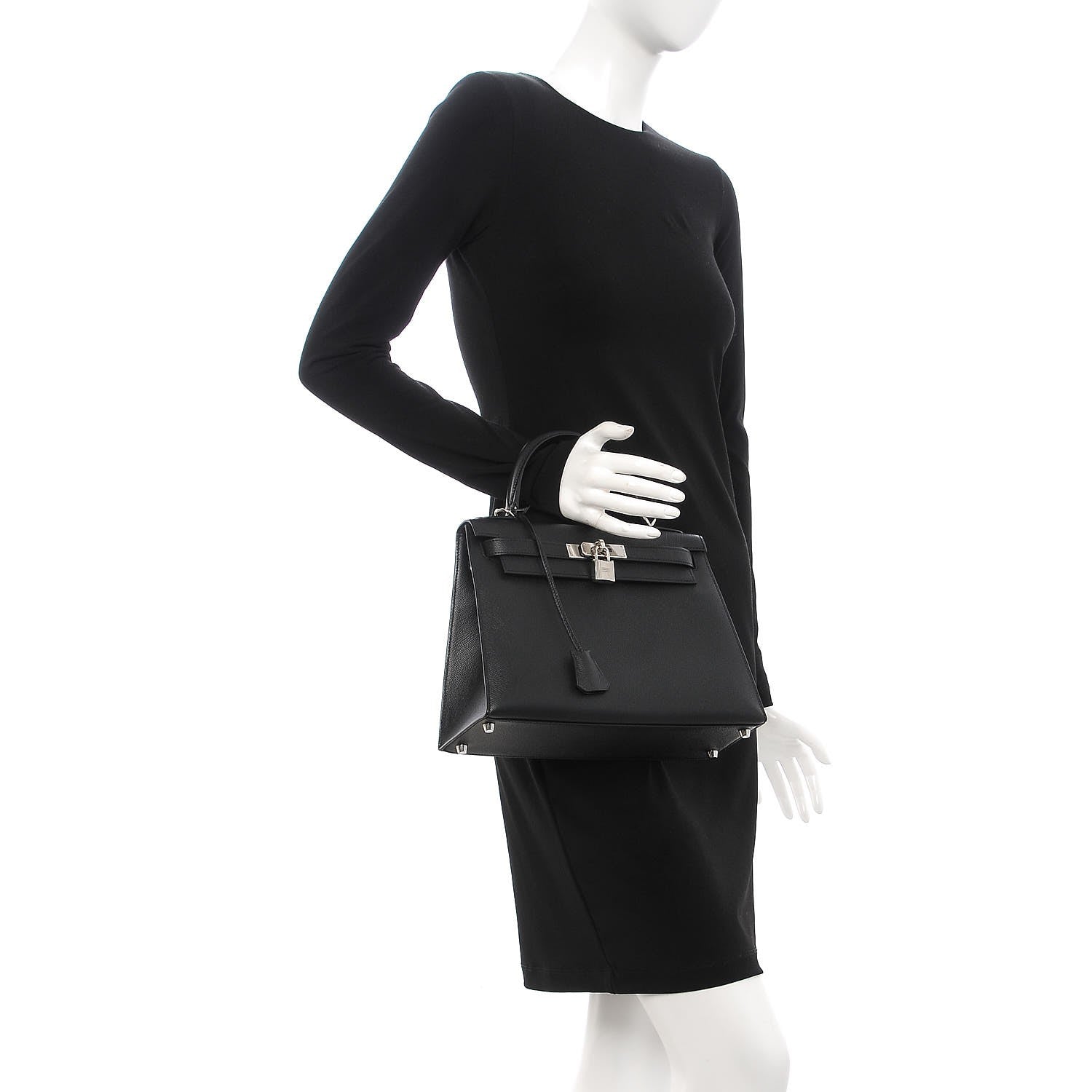 Hermes Epsom Kelly Sellier 28 Black 3 of 36