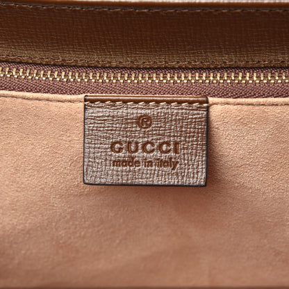 Gucci GG Supreme Monogram Horsebit 1955 Shoulder Bag Beige Brown Sugar 10 of 17