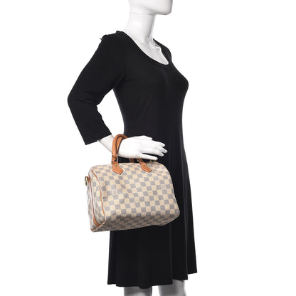 Louis Vuitton Damier Azur Speedy Bandouliere 25 3 of 13