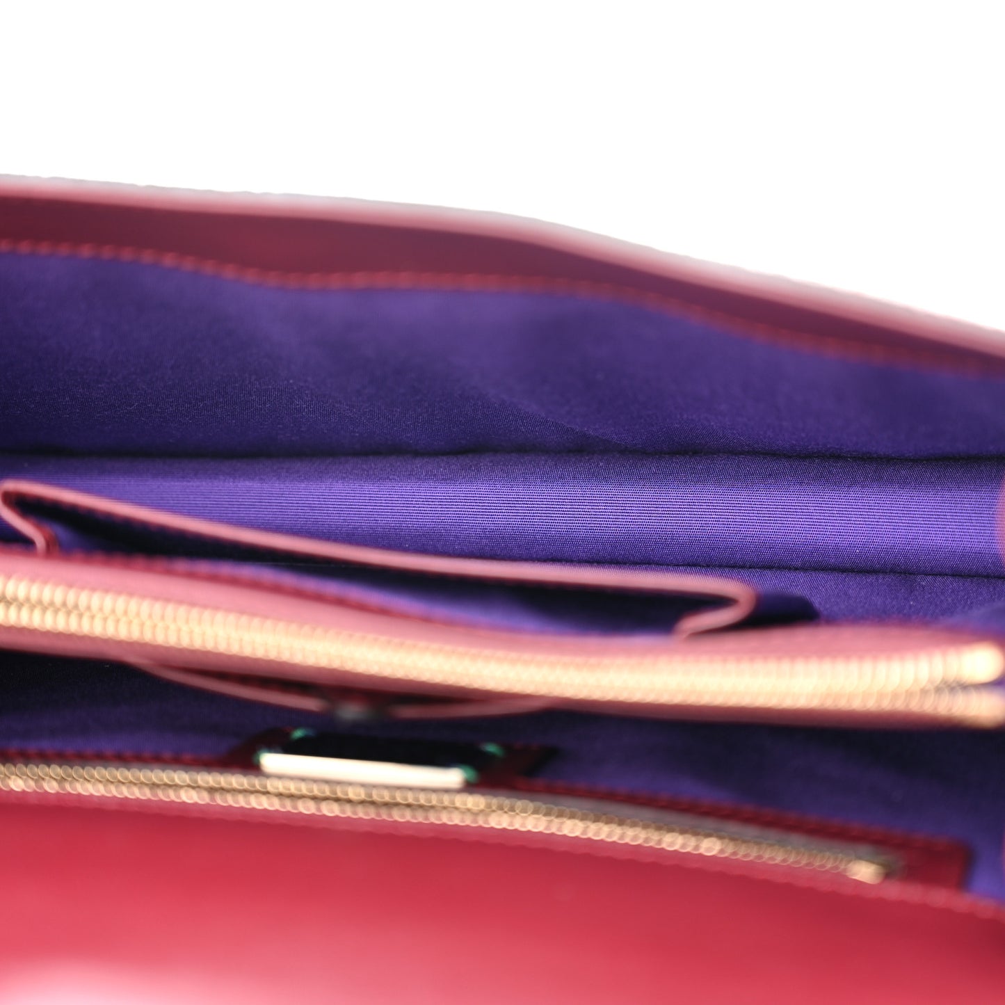 Calfskin Galuchat Serpenti Forever Shoulder Bag Plum