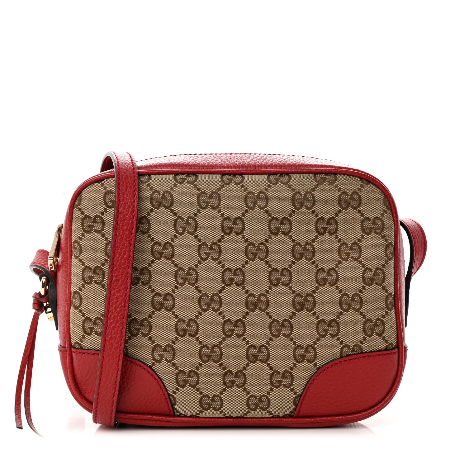 Monogram Mini Bree Messenger Bag Red