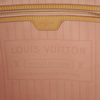 Louis Vuitton Damier Azur Neo Neverfull MM Rose Ballerine 9 of 24