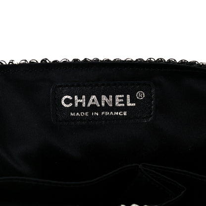 Chanel Sequin East West Flap Dark Silver 6 of 12
