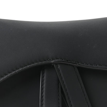 Christian Dior Ultra Matte Calfskin Mini Saddle Bag Black 7 of 9