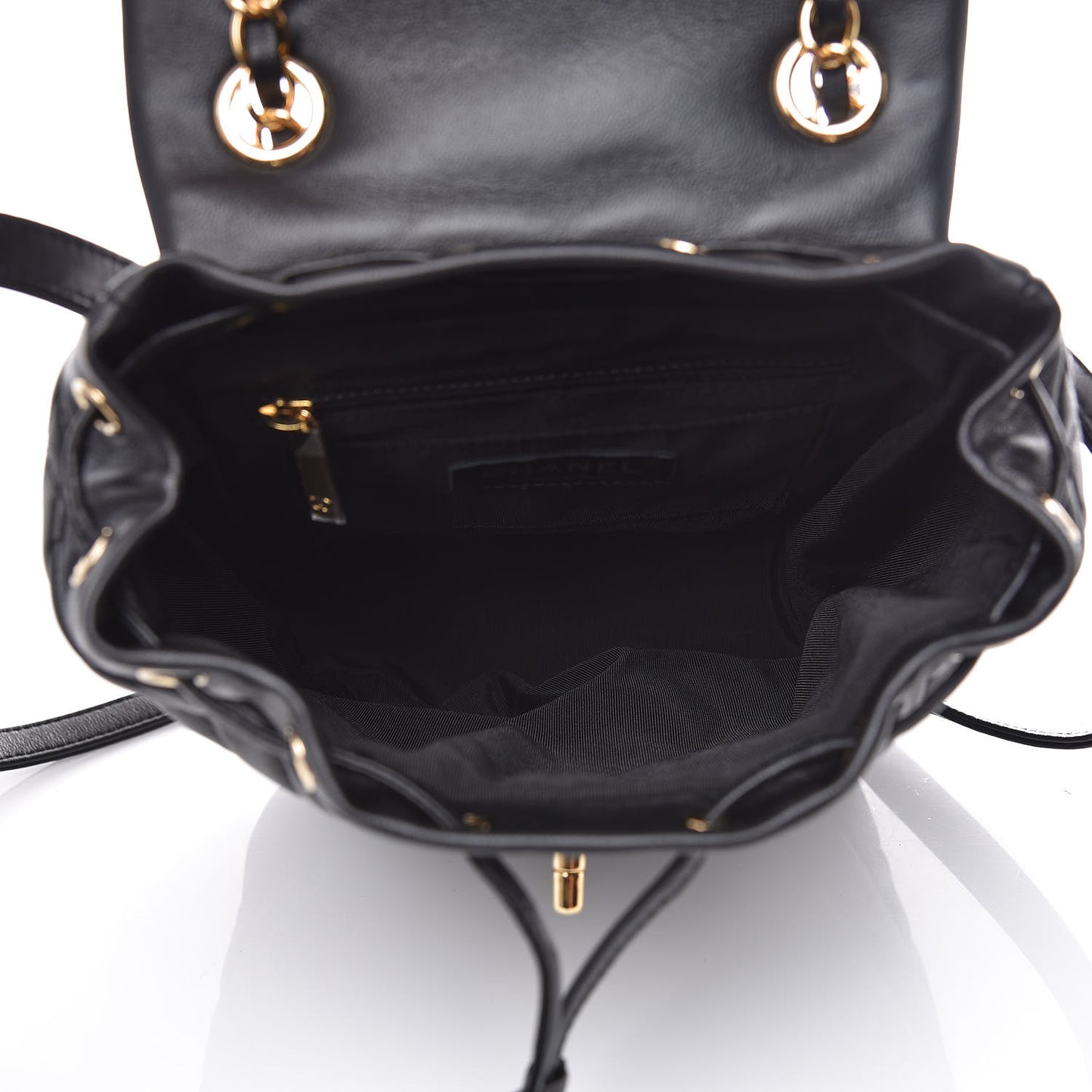 Lambskin Quilted Mini Urban Spirit Backpack Black