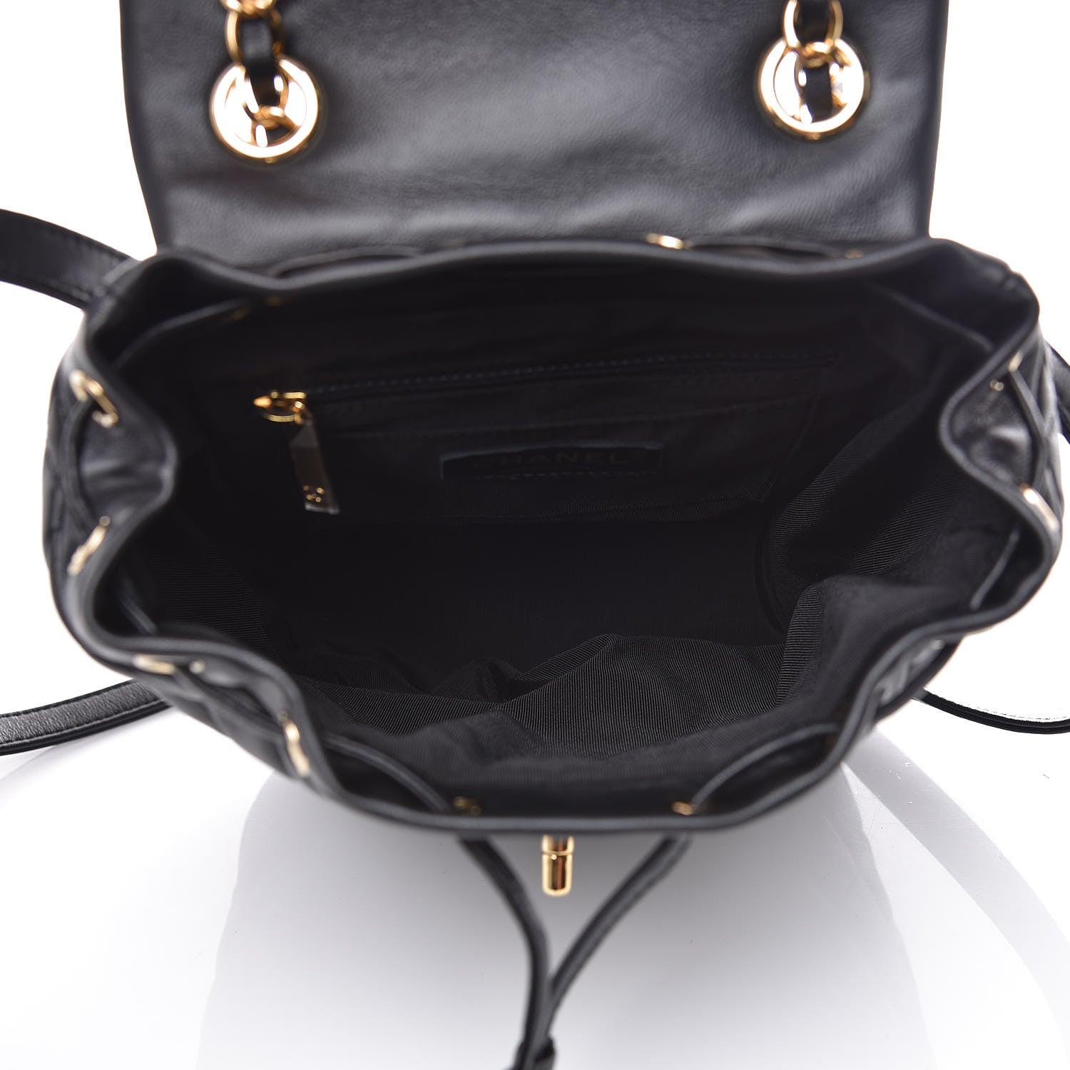 Chanel Lambskin Quilted Mini Urban Spirit Backpack Black 6 of 12