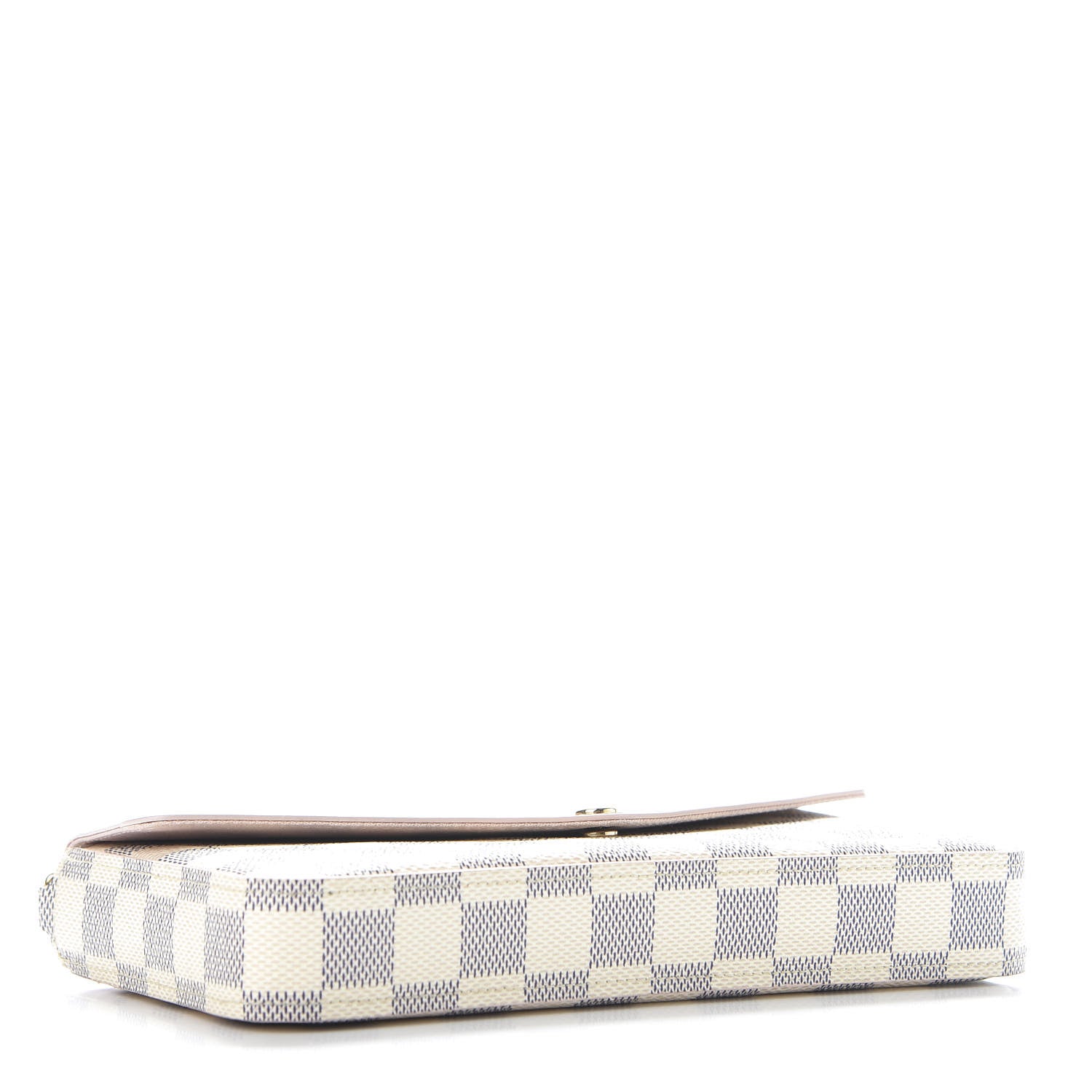 Louis Vuitton Damier Azur Calfskin Pochette Felicie Eau de Rose 3 of 9