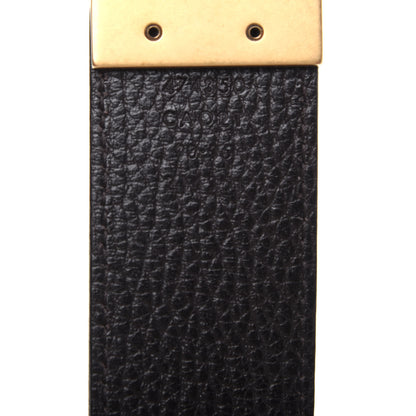 Gucci Calfskin Double G Reversible 37mm Belt 90 36 Black Cocoa 3 of 6