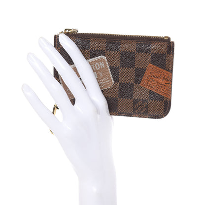 Louis Vuitton Damier Ebene Trunks and Bags Key Pouch 2 of 10