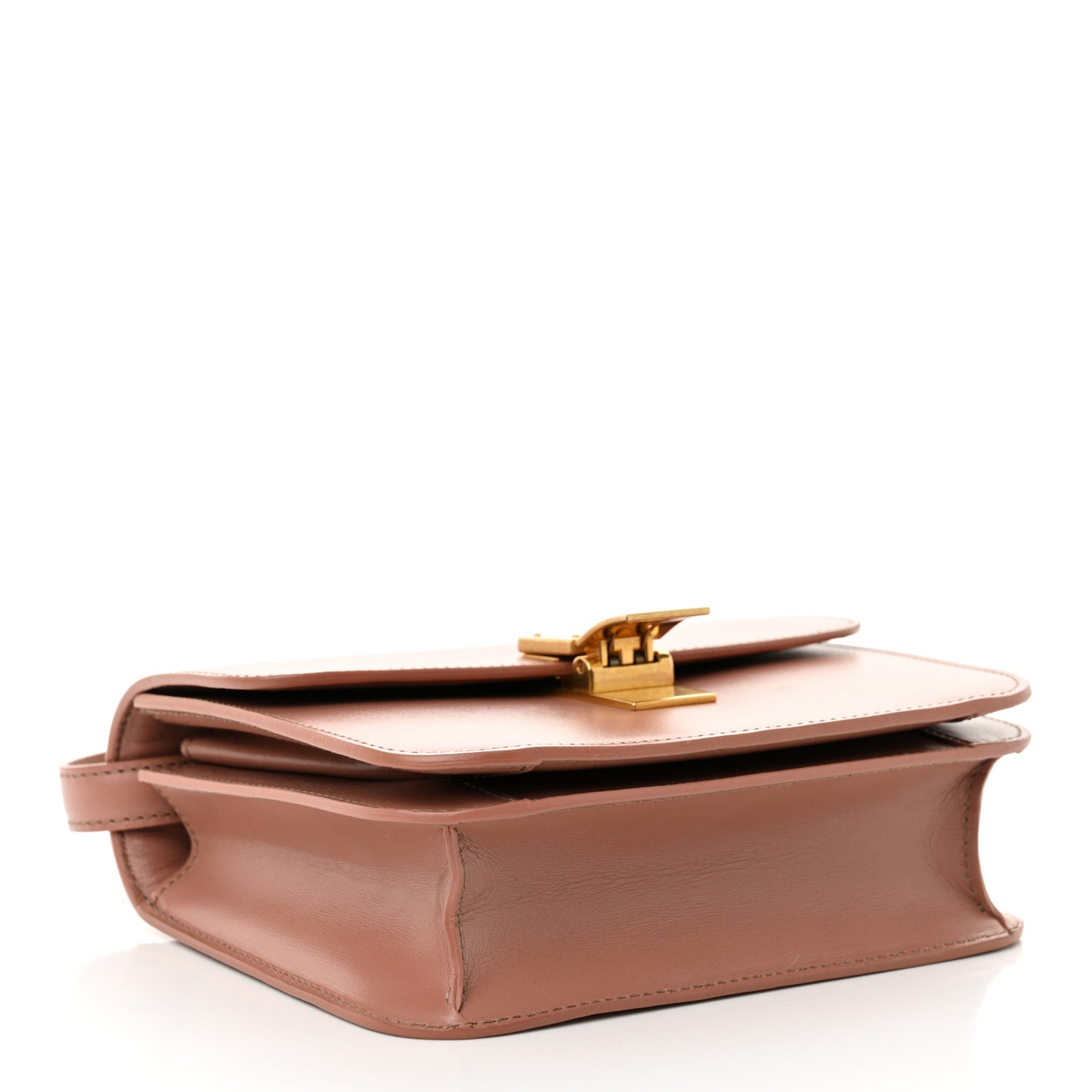 Box Calfskin Teen Classic Box Flap Bag Antique Rose