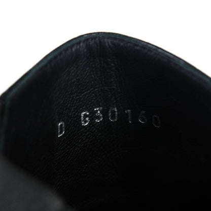 Chanel Patent Pearl Elastic Boots 38 Black 7 of 8