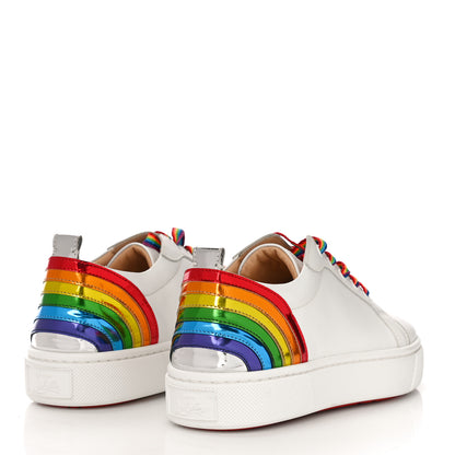 Christian Louboutin Calfskin Womens Arkenspeed Sneakers 36 White Multi 3 of 9