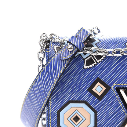 Louis Vuitton Epi Azteque Twist Shoulder Bag MM Denim Light 13 of 13