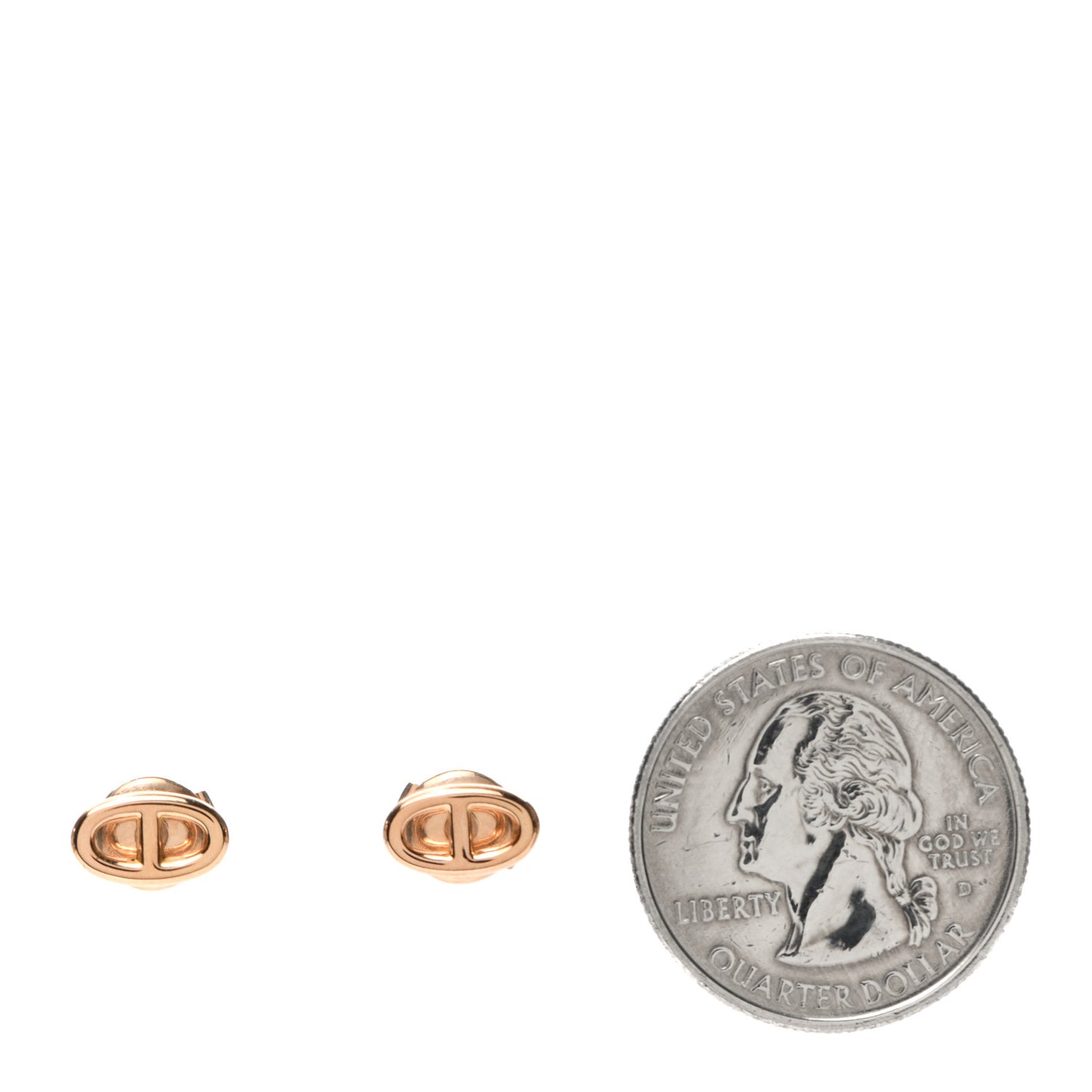 18K Rose Gold TPM Farandole Stud Earrings
