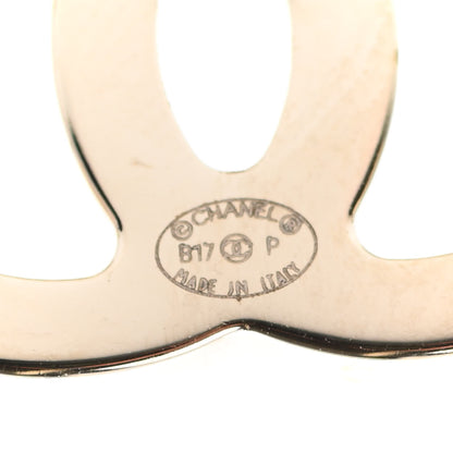 Chanel Metal CC Stud Earrings Gold 4 of 4