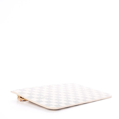 Louis Vuitton Damier Azur Neverfull MM GM Pochette Rose Ballerine 4 of 8