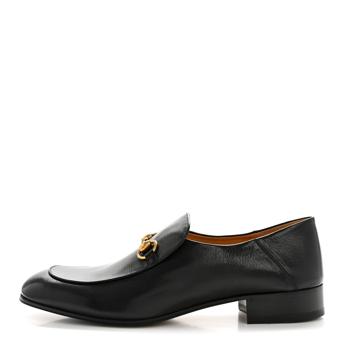 Goatskin Mens Horsebit Loafers 11.5 Black