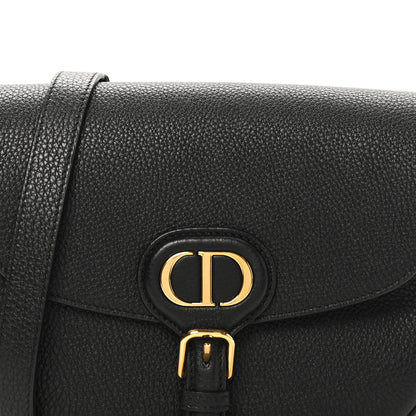 Christian Dior Grained Calfskin Medium Bobby Flap Black 6 of 8