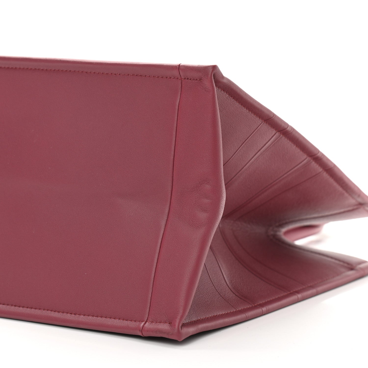 Christian Dior Calfskin Embossed Medium Book Tote Red 6 of 10