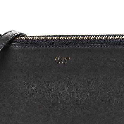 Celine Lambskin Small Trio Crossbody Bag Medium Grey 9 of 12