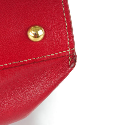 Saint Laurent Patent Lambskin Medium Neo Double Reversible Tote Beige Red 13 of 14