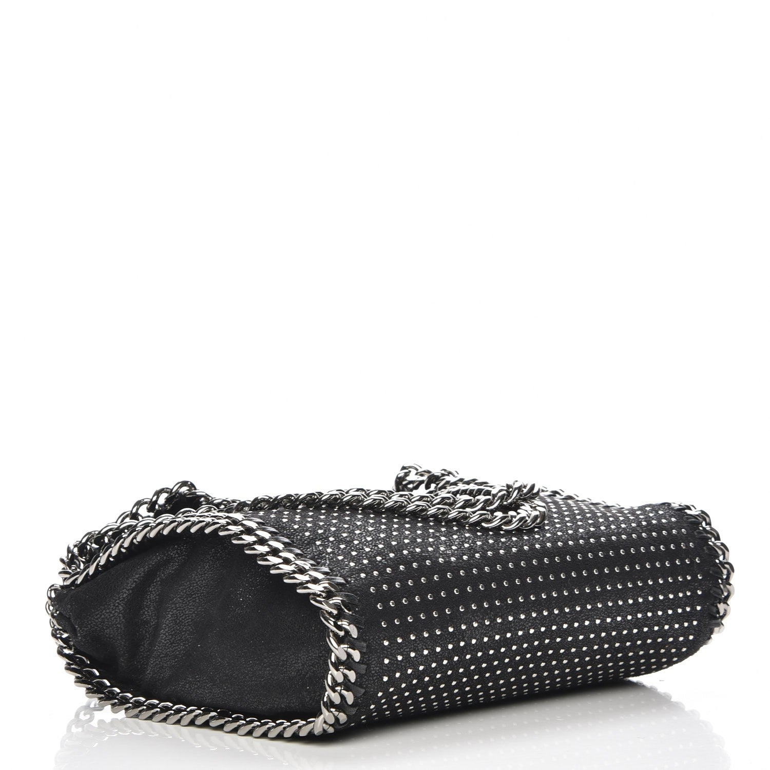 Stella McCartney Shaggy Deer All Over Studs Mini Falabella Tote Black 5 of 8