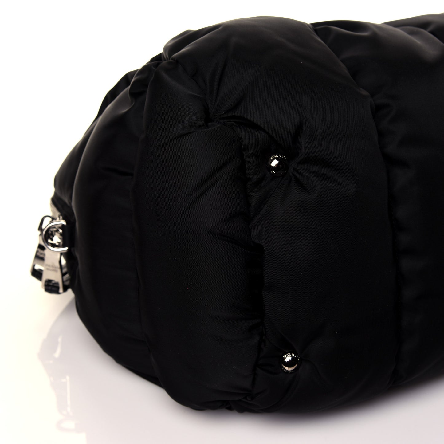 Tessuto Nylon Bomber Duffle Black