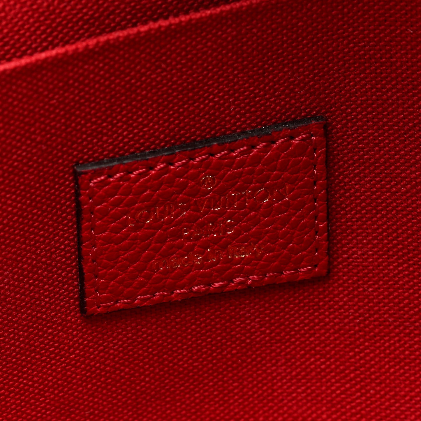 Empreinte Pochette Felicie Chain Wallet Scarlet