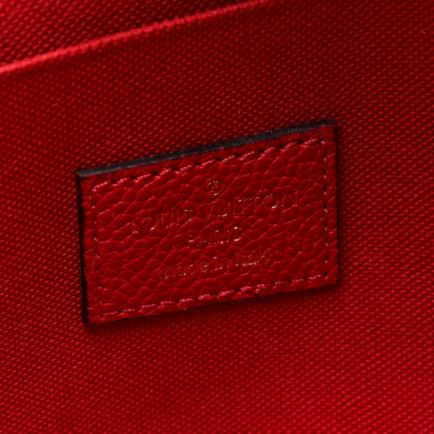 Louis Vuitton Empreinte Pochette Felicie Chain Wallet Scarlet 6 of 10