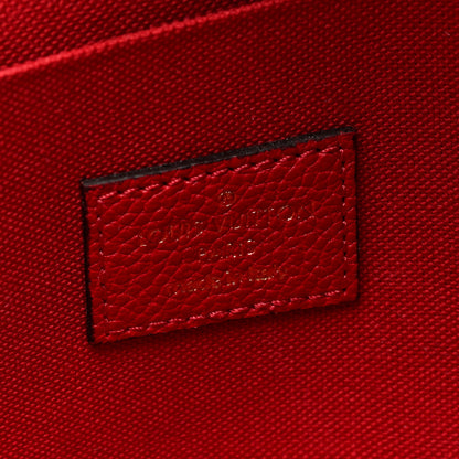 Louis Vuitton Empreinte Pochette Felicie Chain Wallet Scarlet 6 of 10