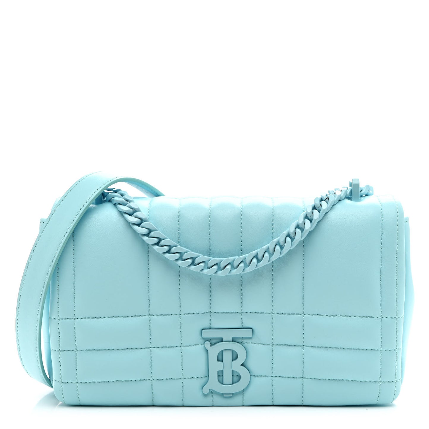 Lambskin Quilted Small Lola Bag Cool Sky Blue