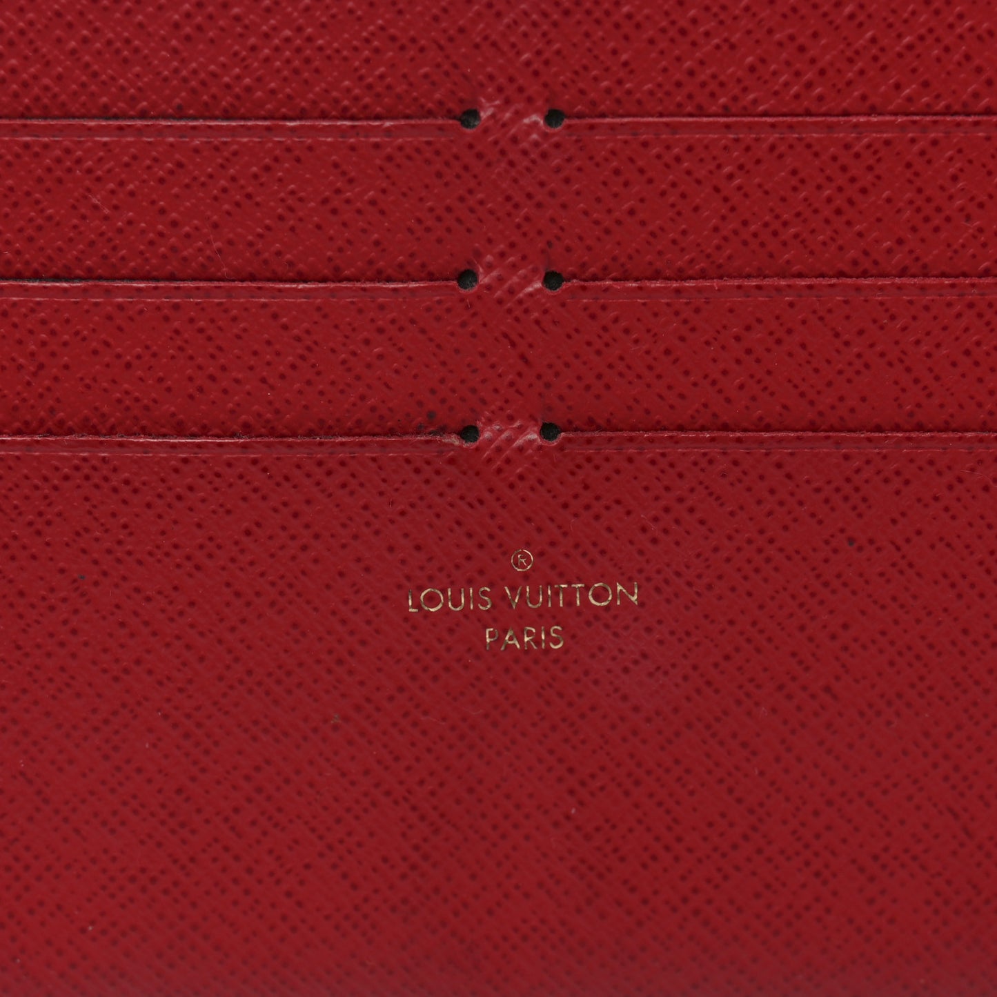Calfskin Felicie Card Holder Insert Cherry