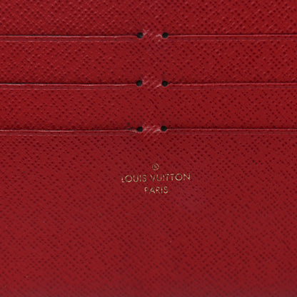 Louis Vuitton Calfskin Felicie Card Holder Insert Cherry 6 of 6