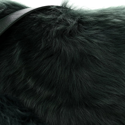 Burberry Shearling Small Knight Crossbody Bag Vine 7 of 9